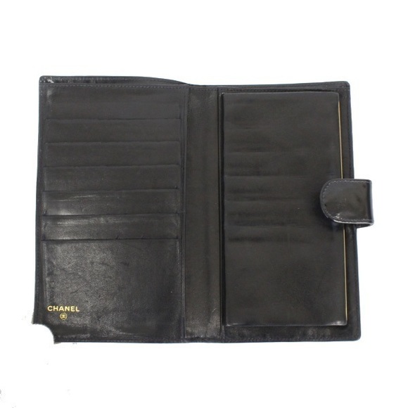 Chanel Patent Clasp Long Wallet Black - Picture 3 of 5